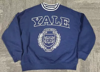 Yale University Sport Sweatshirt Navy Blue  Womens XS  • $22.99