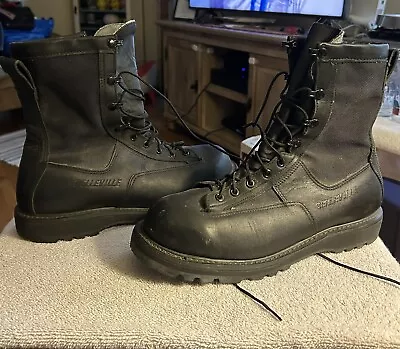 Belleville Steel Toe Boots Mens 10 Wide GICB GoreTex Combat Military Vibram • $45
