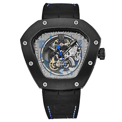 Tonino Lamborghini Men's 'SPYDERLEGGERO' Skeleton Dial Automatic Watch TLF-T06-4 • $2386.70