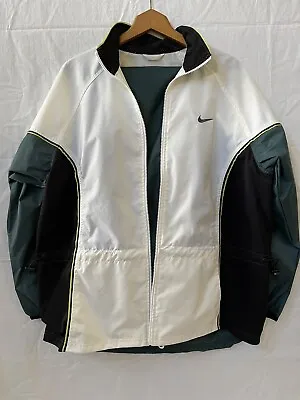 VTG Womens Nike Green White Black Track Suit Windbreaker Pants Set New NWT Large • $101.15