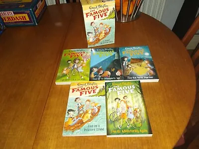 £9.50 • Buy The Famous Five - 5 Books Of Adventures -  Enid Blyton