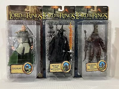 Morgul Lord Witch King With Fiery Sword LOTR Toybiz Mordor Orc Lieutenant NEW! • $239