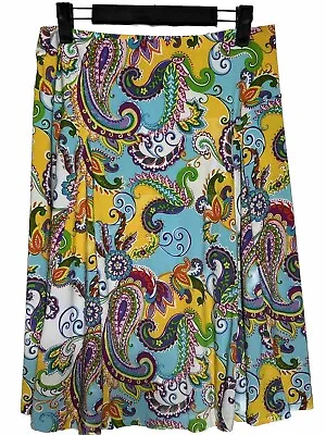 Lauren Ralph Lauren NWOT Womens SMALL Paisley Knit Skirt - AC • $18.50