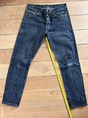 Albam Japanese Selvedge Denim Slim Leg Jeans Size 31 • £25.14