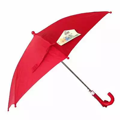 Shelta Classic Childrens Kids Auto Red Rain Umbrella • $16.95