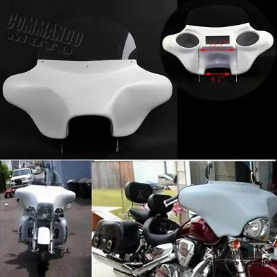 For Harley Road King 1994-22 Batwing Fairing W/ 6x9 Speaker Cut Out & Windshield • $579.64