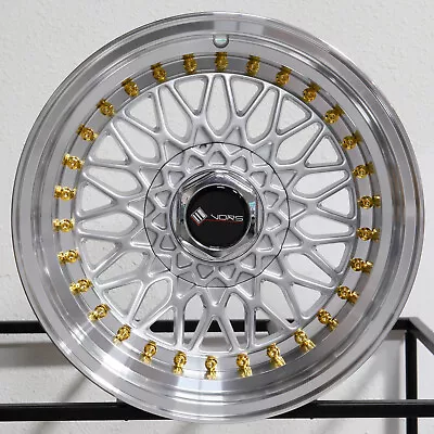 1-New 16  Vors VR3 Wheel 16x8 4x100/4x114.3 20 Silver Rim 73.1 • $149.75