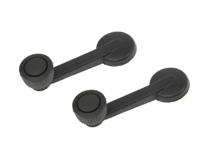 VW Bug Bus & Type 3 Window Crank Handle (Black) 111837581J - Pair • $9.02