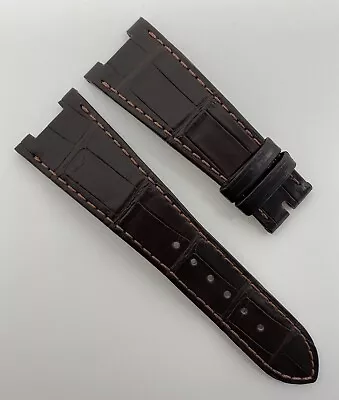 Authentic Patek Philippe Nautilus 25mm X 18mm Brown Alligator Watch Strap OEM • $350