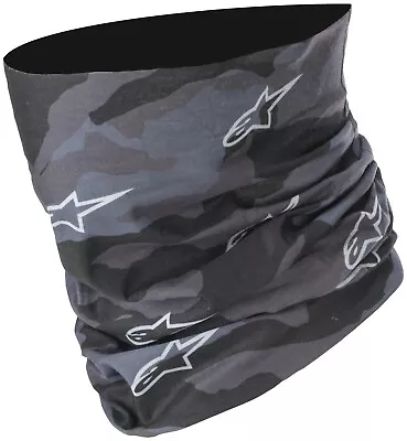 Alpinestars Tactical Neck Tube Cold Weather Motorcycle Neck Warmer Gray Camo • $29.95