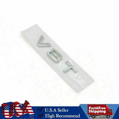 V8T Emblem Badge Fit For AUDI B5 A3 A4 A5 A6 A7 Q3 Q5 Q7 S6 S7 S8 S4 SQ5 Chr U9 • $10.25