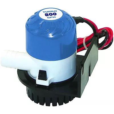 Shoreline Marine 12V 800-GPH UNIVERSAL MOUNT BILGE PUMP 3/4  Hose Outlet BOAT • $45.98