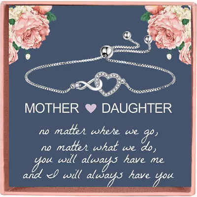 Birthdaty Gift Bracelet Present For Mum From Daughter Birthday Mom Mam Mummy • £8.99