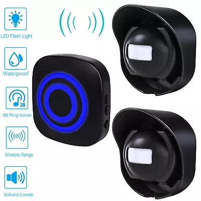 Wireless Driveway Alarm Outdoor Motion Sensor Outdoor Home Security Alarm R6J1 • $23.99