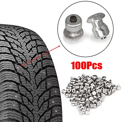 100X Screw Tire Studs Wheel AutoTyre Snow Emergency Car Motorcycle Tyre Cleats • $9.49