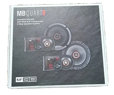 MB Quart PS1-316 Premium Series 6.5  3-Way Component Speakers Brand New • $358