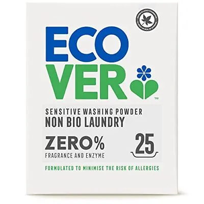 Ecover Zero Non Bio Washing Powder Sensitive Skin 25 Wash (1.8kg) • £15.43
