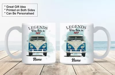 Legends Were Born In (Birth Year) Kombi VW Personalised Mug- Great Gift Idea • $17.40