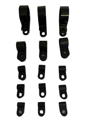 £3.23 • Buy High Quality Plastic P Clips Fasteners For Cable Cuts® Tubing Sleeving Wire