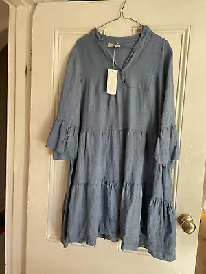 Pure Italian Linen Dress Size L • $40
