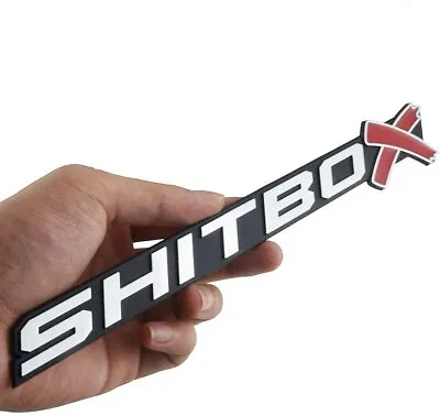 1Pc For SHITBOX LSX LS Emblem 3D Car Fender Badge Decal Truck Chrome Red • $12.99