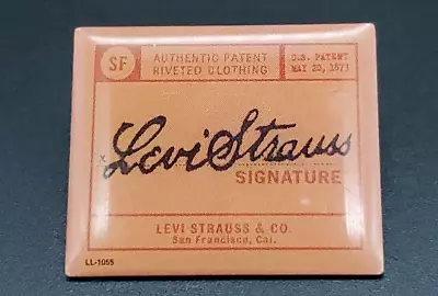 Levi Strauss Tack Pin San Francisco Vintage Lapel • $11