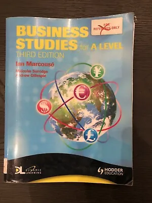 Business Studies For A Level 3rd Edition • £0.49