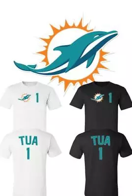 Tua Tagovailoa Miami Dolphins #1 Jersey Player Shirt • $18.99