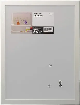 IKEA FISKBO Fibreboard Picture Photo Frame 30x40cm 11 3/4x15 3/4  White • $22
