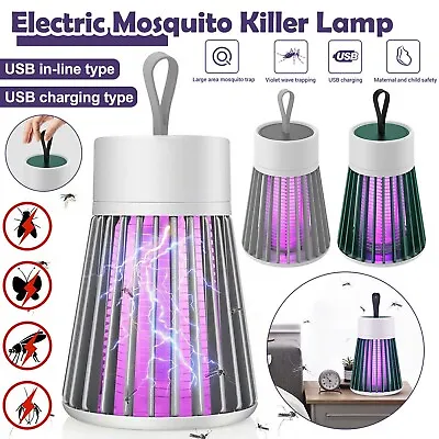 £9.99 • Buy Mosquito Killer Lamp Electric Rechargeable Zapper Bug Fly Insect Trap UV Light