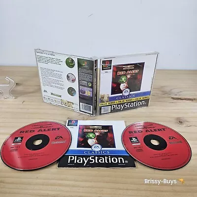 PS1 Command & And Conquer - Red Alert - Complete W Manual (Black Label) 2 DISC • $40.99