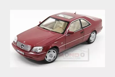 1:18 NOREV Mercedes Benz Cl-Class Cl600 Coupe 1994 Almandine Red Met B66040651 M • $136.69