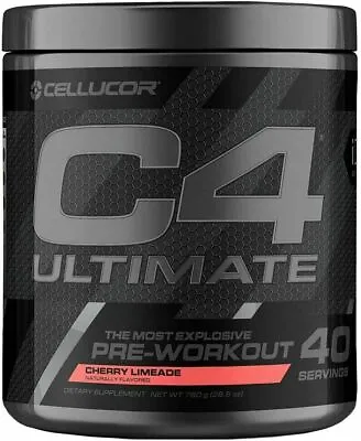 Cellucor C4 Ultimate Pre Workout PUMP (40 Servings) Cherry Limeade **CLUMPY** • $32.99