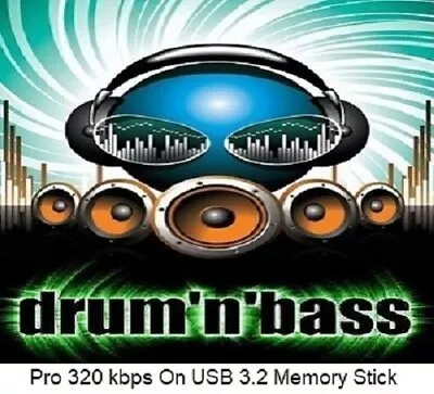 Drum & Bass Vol. 1 Back Catalogue 9000 High Quality DJ Friendly MP3’s (On USB) • £49.99