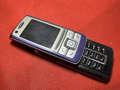 Nokia 6280 Slide  (Unlocked ) Black Blue Mobile Phone • £32.99
