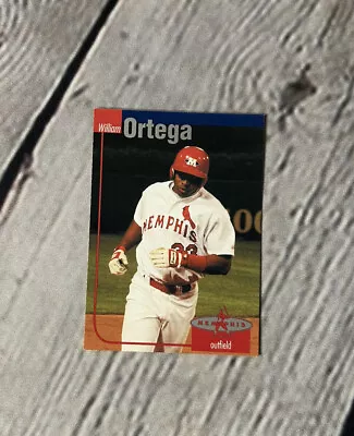 2002 Memphis Redbirds Post #9 William Ortega Boca Chica Florida FL Baseball Card • $3.50