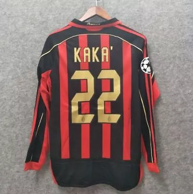 2006/07 AC Milan Home Retro Shirt Short&Long Sleeves KAKA #22 • £30.90