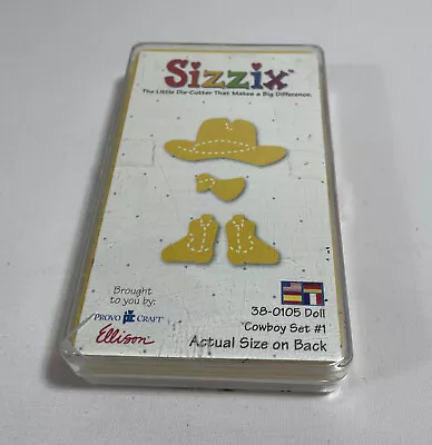 Sizzix Yellow Die Cutter Flower 38-0105 Doll Cowboy Set Provo Craft Ellison • $4.98