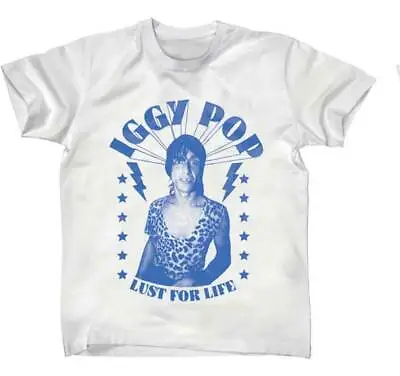 Iggy Pop Lust For Life Album Photo Lightening Punk Rock Music T Shirt IGP-1005 • £35.52