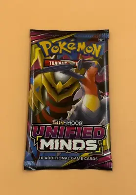 Pokémon TCG: Sun And Moon Unified Minds Booster Pack - 10 Cards | SEALED | NEW • $19.99