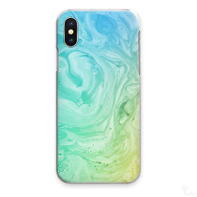 Blue Marble Phone Case Green Blue Swirl Hard Cover For Apple Samsung Huawei • $33.56