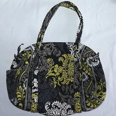 VERA BRADLEY Baroque Pattern Top Zip Duffle Shoulder Bag EXC • $28.99