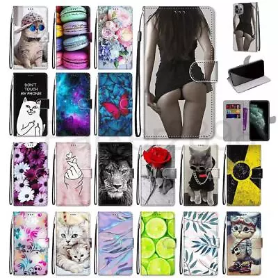 For IPhone 13 12 11 Pro XR XS MAX SE2 8 7 Plus Pattern Leather Wallet Case Cover • $14.29