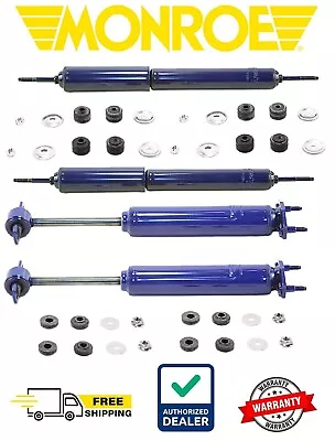 Monroe Front & Rear Shock Absorbers Kit Set Of 4 For Ford Mustang 1965-1970 • $103.70