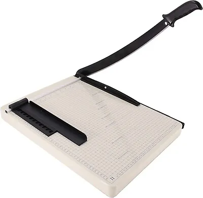 Paper Cutter Metal Base Guillotine Blade Trimmer For Office Home A4-12'' Cutter • £26.99