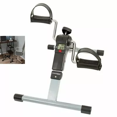 Mini Exercise Bike Portable Pedal Exerciser Resistance Cycle Indoor Gym Fitness • $30.88