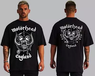 MOTOR HEAD ENGLAND FRONT AND BACK PRINT HARD ROCK MEN S SIZES S-5Xl • $32.98