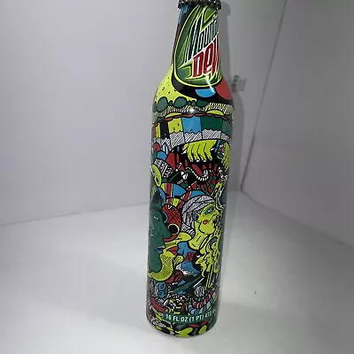 Mountain Dew Green Label Art Just Like Snowflakes 16oz Full Bottle • $19.99