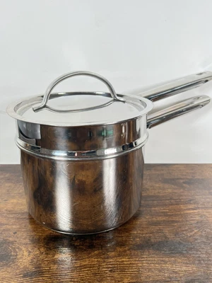 £33.99 • Buy Meyer Stainless Steel Steamer Saucepan 18/10 Designed USA