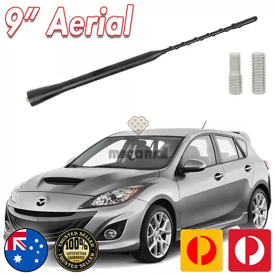 Antenna / Aerial Stubby For Mazda 2 3 6 Bt 50 Sp23 Sp25 Mx5 Cx5 Whip 9 Inch • $29.99